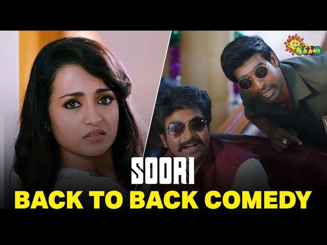 Back to Back Soori Comedy - 2 | Seema Raja | Sakalakala vallavan | Bramman | Adithya TV