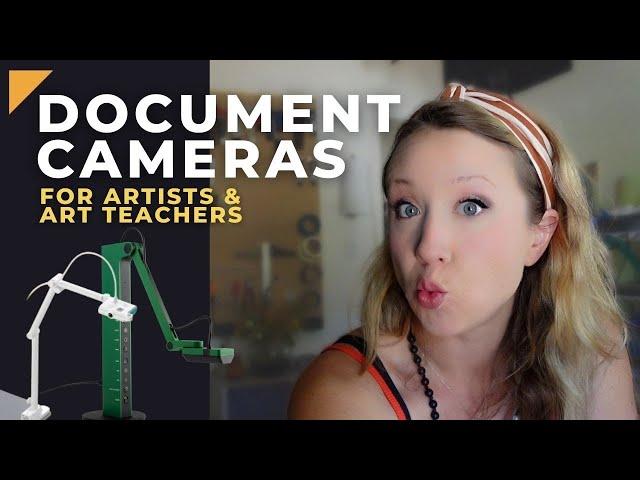 IPEVO VZ-R & OKIOCAM S | Document Cameras For ARTISTS & ART TEACHERS | Unboxing | Demonstration 