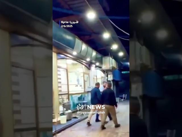 Syrian President Ahmad al-Sharaa spotted dining at Damascus restaurant