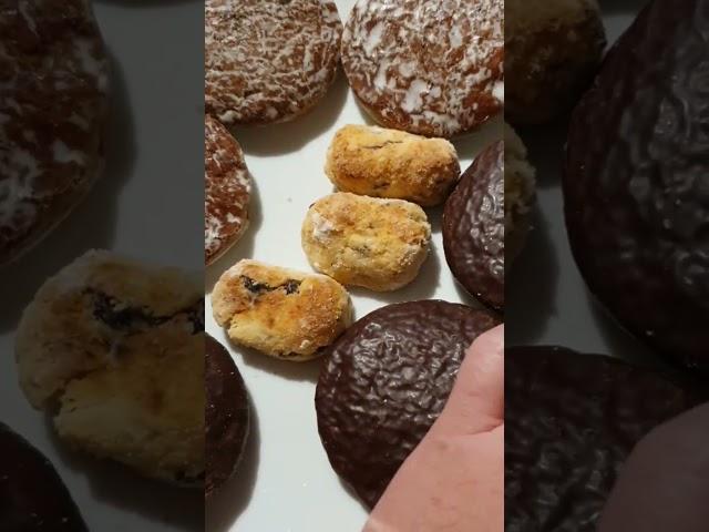 Filling Platter with Sweet/ Lebkuchen & Mini Marzipan Butter Stollen- Germany