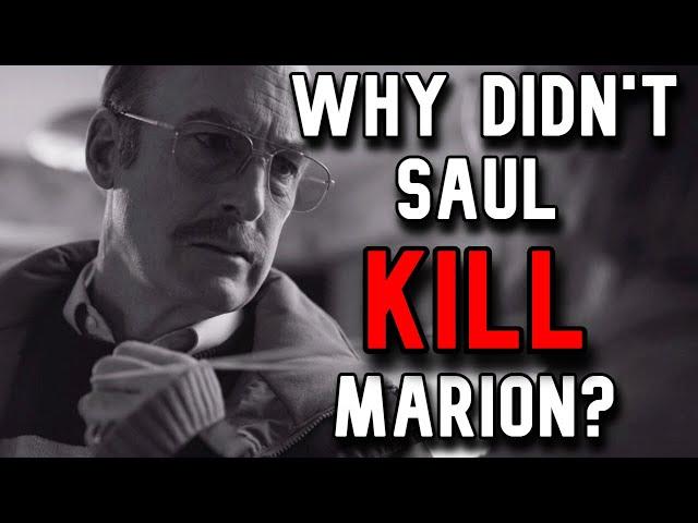 Was Saul Really Going To Kill Marion? | Better Call Saul Explained