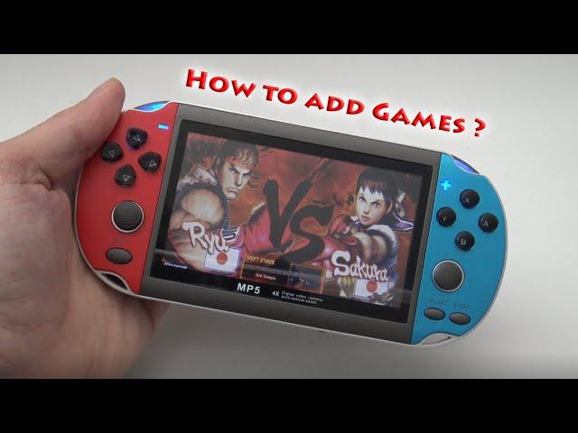 How to add Games ? / X7 Switch Clone Handheld