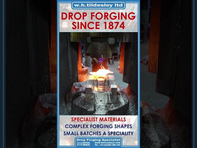 Drop Forging Process - W.H.Tildesley Ltd - EST.1874 - L466 #shorts #forging