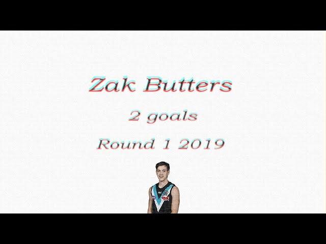 Zak Butters 2 goals on debut | Round 1 2019