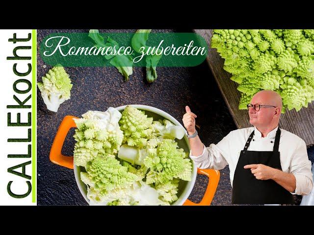 Romanesco einfach und gesund zubereiten. In der Pfanne dünsten. Rezept