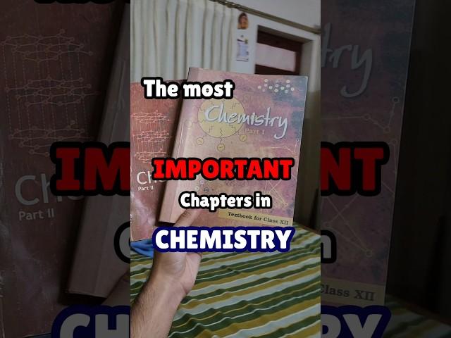 Chemistry ke 10 sbse important chapters!!🫢 #neet #mbbs #neet2025 #neet2026 #chemistry