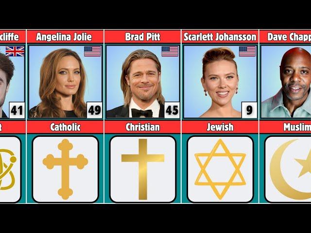 50 Famous Actors Religion - Christian, Catholic, Muslim, Jewish