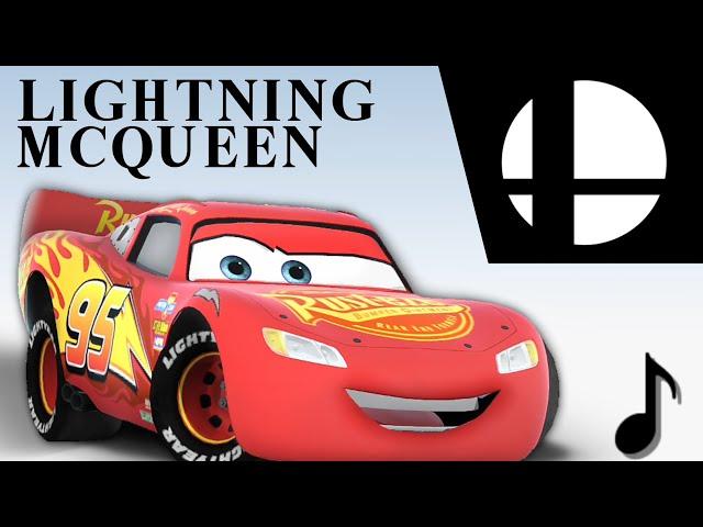 Lightning McQueen making design of Super Smash Bros Ultimate made by me