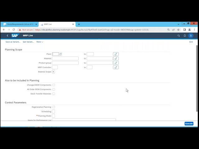 Classical MRP vs MRP live in SAP S/4 HANA Production planning