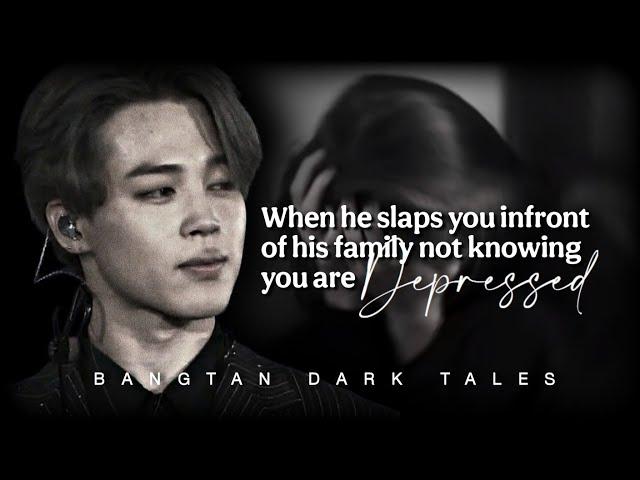 Jimin FF Oneshot | 𝐖𝐡𝐞𝐧 𝐡𝐞 𝐬𝐥𝐚𝐩𝐬 𝐲𝐨𝐮 𝐢𝐧𝐟𝐫𝐨𝐧𝐭 𝐨𝐟 𝐡𝐢𝐬 𝐟𝐚𝐦𝐢𝐥𝐲 𝐧𝐨𝐭 𝐤𝐧𝐨𝐰𝐢𝐧𝐠 𝐲𝐨𝐮 𝐚𝐫𝐞 𝐝𝐞𝐩𝐫𝐞𝐬𝐬𝐞𝐝