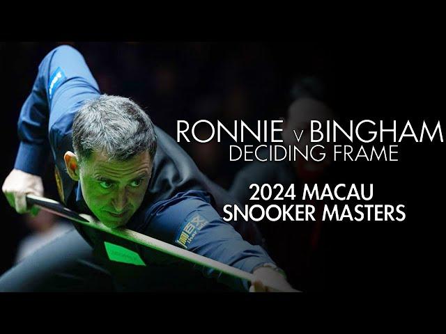 Ronnie O'Sullivan vs Stuart Bingham – Thrilling Final Frame! Macau Snooker Masters 2024