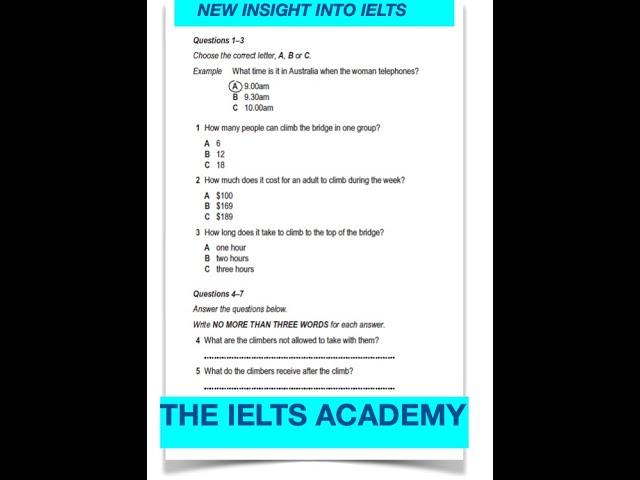 NEW INSIGHT INTO IELTS - LISTENING TEST (HD)