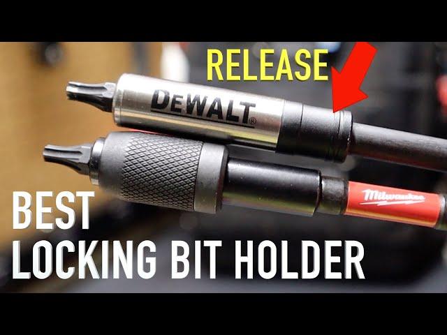 Best Locking Bit Holder DeWalt vs Milwaukee - DWA3HLDFT