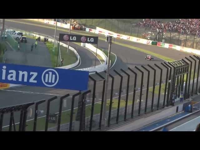 【感動！！】F1 鈴鹿 2012 小林可夢偉３位表彰台！ゴールシーン！ ~ Kamui Kobayashi~