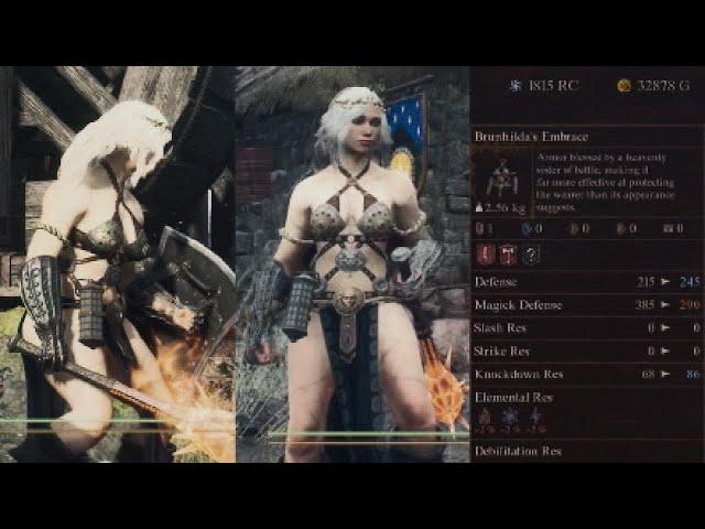 Dragon's Dogma 2 Brunhilda's Embrace Location Armor Plated Bikini Optimal Fashion Souls