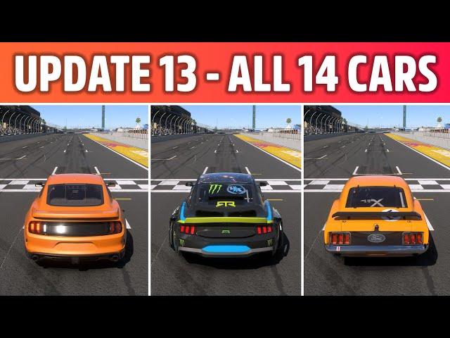 New Mustangs Sound Awesome | Forza Motorsport Update 13 | All 14 New Cars