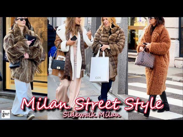 Italian Street Fashion | New Trend and Stylish Early Spring Outfit | Sidewalk Milan Street Style