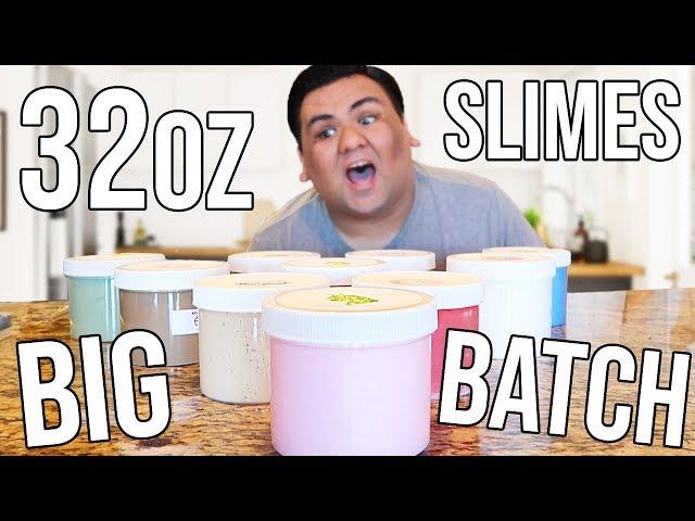 MY 32OZ SLIME COLLECTION! BIG BATCHES OF SLIME!