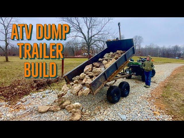 Building a Dump Trailer / ATV UTV / DIY #dumptrailer #welding #diy