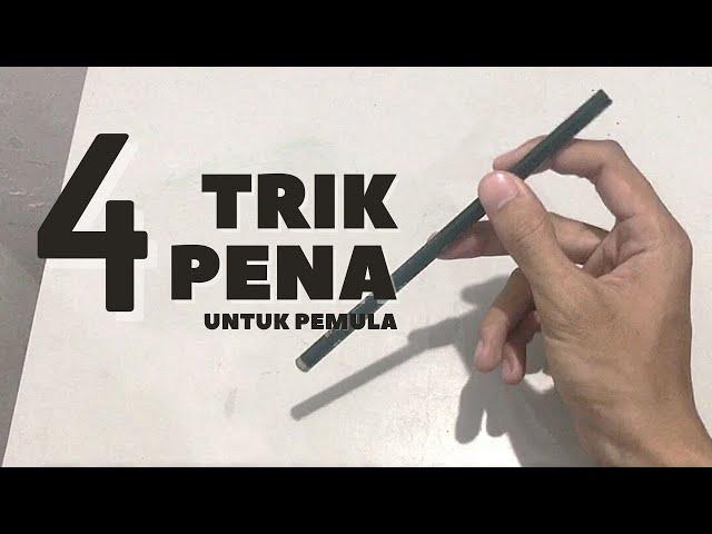 Pen Spinning Video - 4 Basic Trick Tutorial By GunturKH