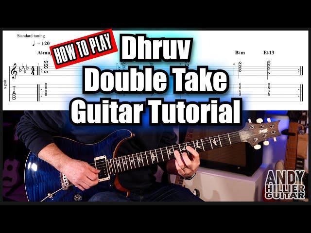 How to Play Dhruv - Double Take | Guitar Tutorial (Easy Chords & Strumming)