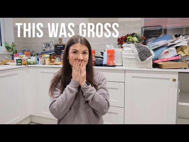 Reorganise our WHOLE Kitchen, Gross but Satisfying!! | Vlogmas Day 8