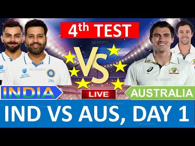 Live: India vs Australia 4th Test Day 1 | |IND vs AUS 2024 | #indvsaus #cricketlive