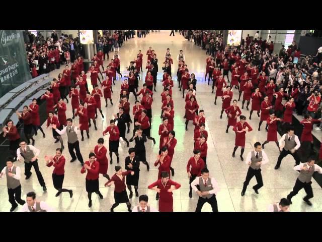 Cathay Pacific Flashmob @ HKIA 2013