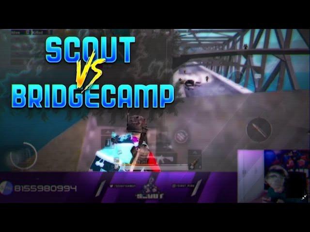 sc0ut vs BridgeCamp | 1v10? || Pubg Mobile