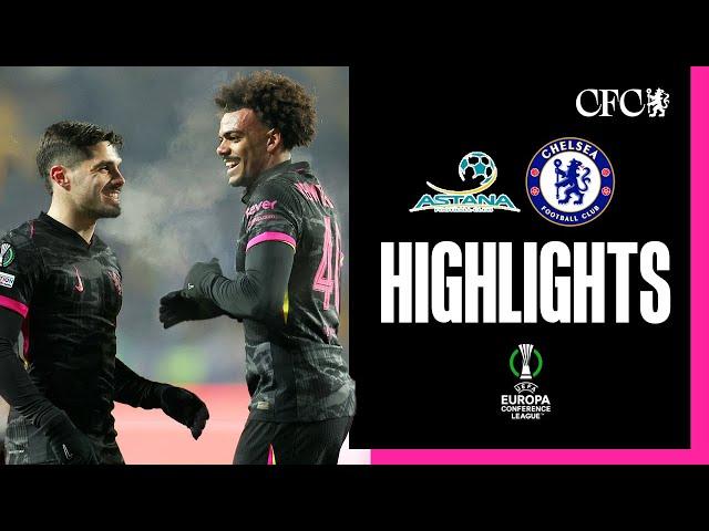 Astana 1-3 Chelsea | HIGHLIGHTS | UEFA Europa Conference League 24/25