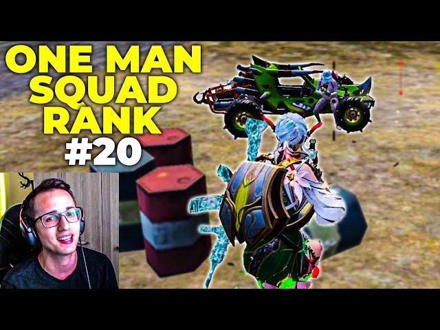 -200 ÜN TELAFİSİ ! ONE MAN SQUAD RANK 20. BÖLÜM - PUBG MOBILE