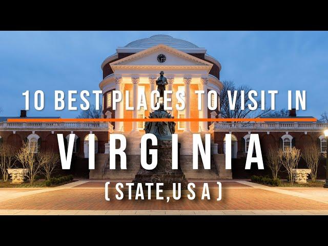 10 Best Places to Visit in Virginia, USA | Travel Video | SKY Travel