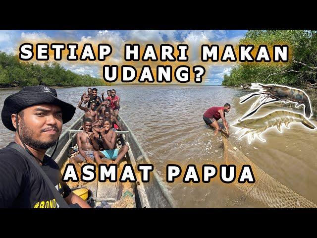 UDANG ASMAT PAPUA - BISA MAKAN SETIAP HARI ? DISTRIK ATSJ & KOTA AGATS