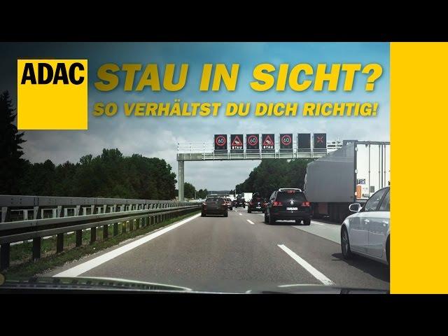 Verhalten am Stauende | ADAC