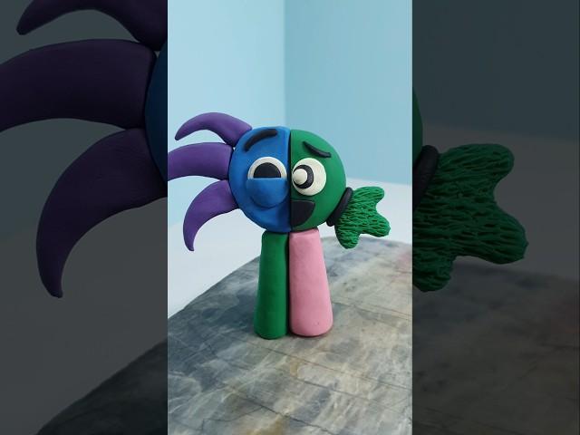 Sprunki Kiki & Bouba & SEMI HEMI Clay Art