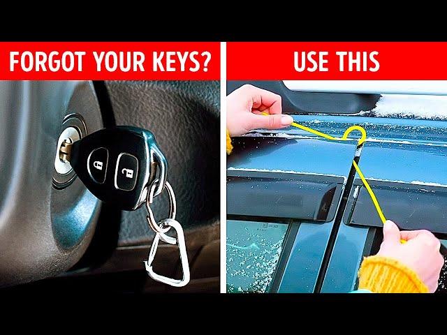 35 GENIUS CAR HACKS to save you and your transport everywhere