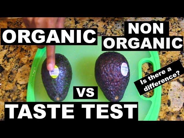 The organic vs non organic food TASTE TEST Is there is difference???