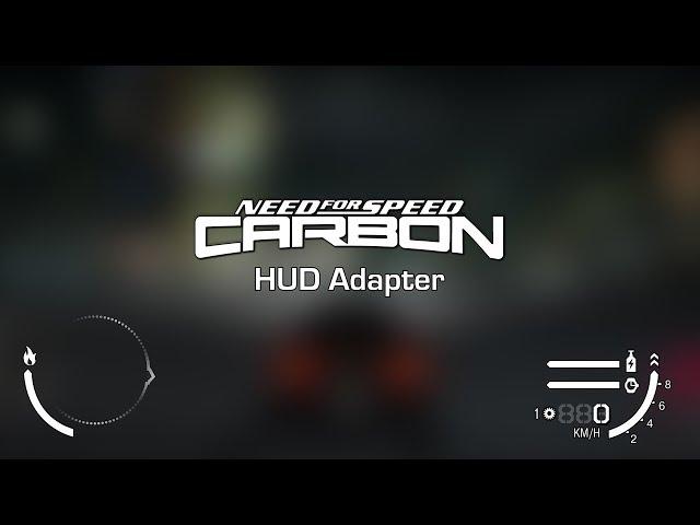 NFS Carbon - HUD Adapter | Crop Aspect Ratio Support for In Game HUD!