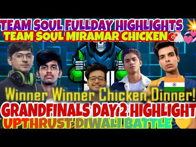 Team Soul Miramar Chicken dinner highlights | Soul domination| Upthrust diwali Battle GrandFinals