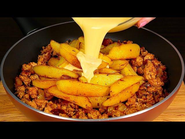 My grandma cooks this dinner recipe every 3 days! Easy potato dinner recipe!