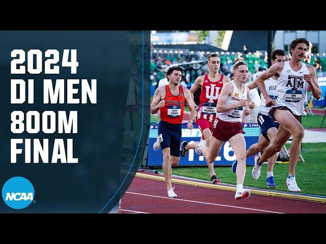 Men's 800m final - 2024 NCAA outdoor track and field championships