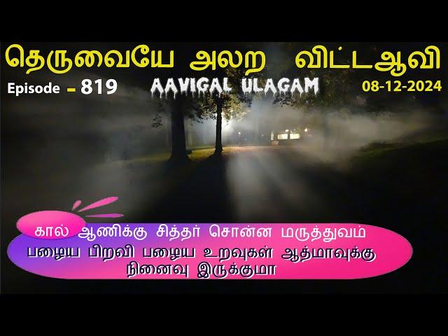 தெருவையே அலற  விட்டஆவி | கால் ஆணிக்கு சித்தர் சொன்ன மருத்துவம்  | Aavigal Ulagam - 819