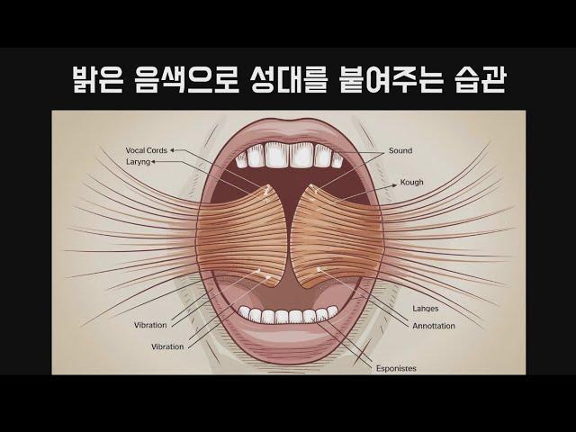 발성습관 03 밝은 음색으로 성대를 붙여주는 습관