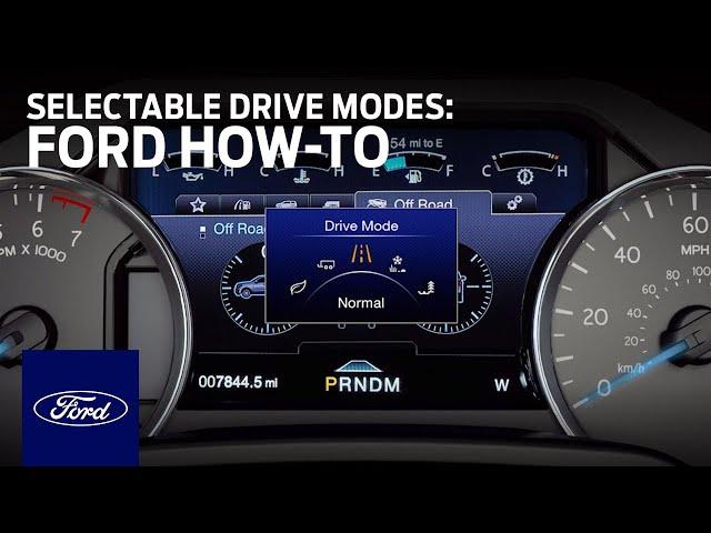 How to Use Selectable Drive Modes | Ford How-To | Ford