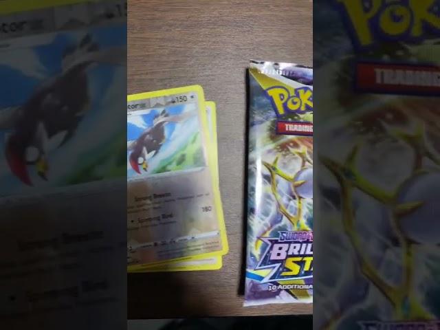 Pokémon TCG Brilliant Stars pull number 2! No hits so far.