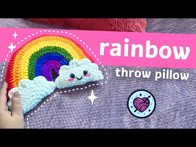 crochet rainbow amigurumi | low-sew beginner friendly tutorial | Lala Crochet Boutique