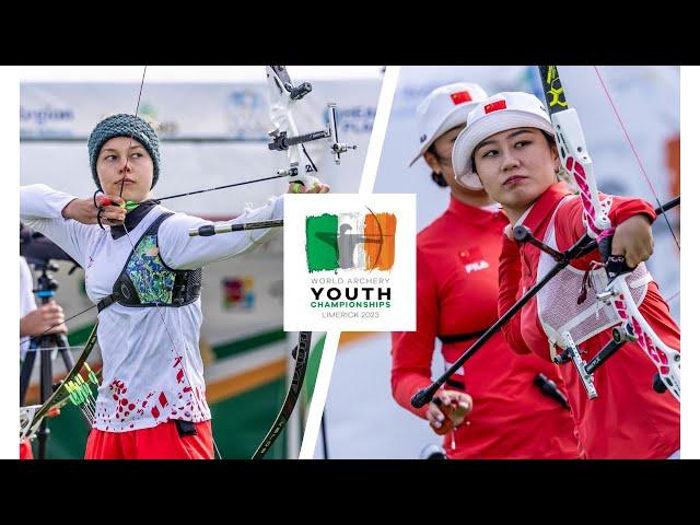 Poland v China – recurve U21 women team bronze | Limerick 2023 World Archery Youth Championships