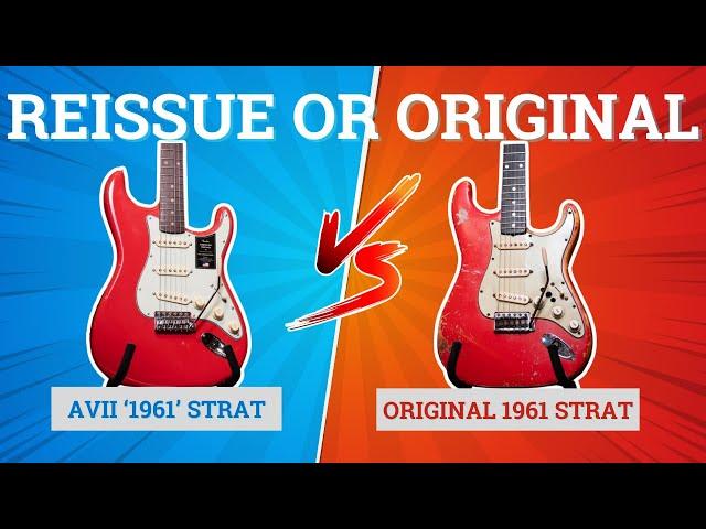 REISSUE VS ORIGINAL - 1961 Fender Stratocaster! | Martin Meets Guitars