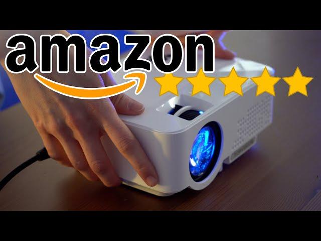 240 Zoll Kinoerlebnis für 100€?! Amazon Bestseller Beamer im Test