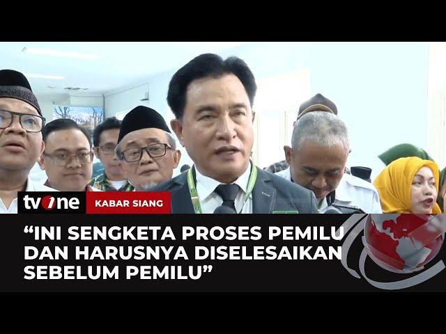 Yusril Tanggapi Gugatan PDIP | Kabar Siang tvOne